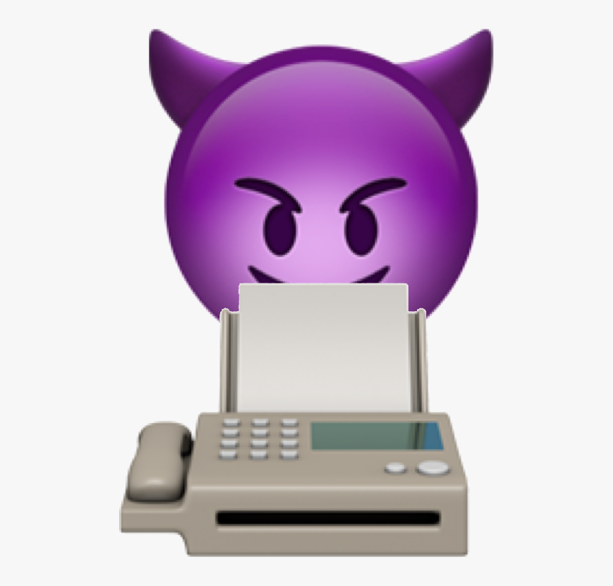 Sad Purple Devil Emoji, HD Png Download, Free Download