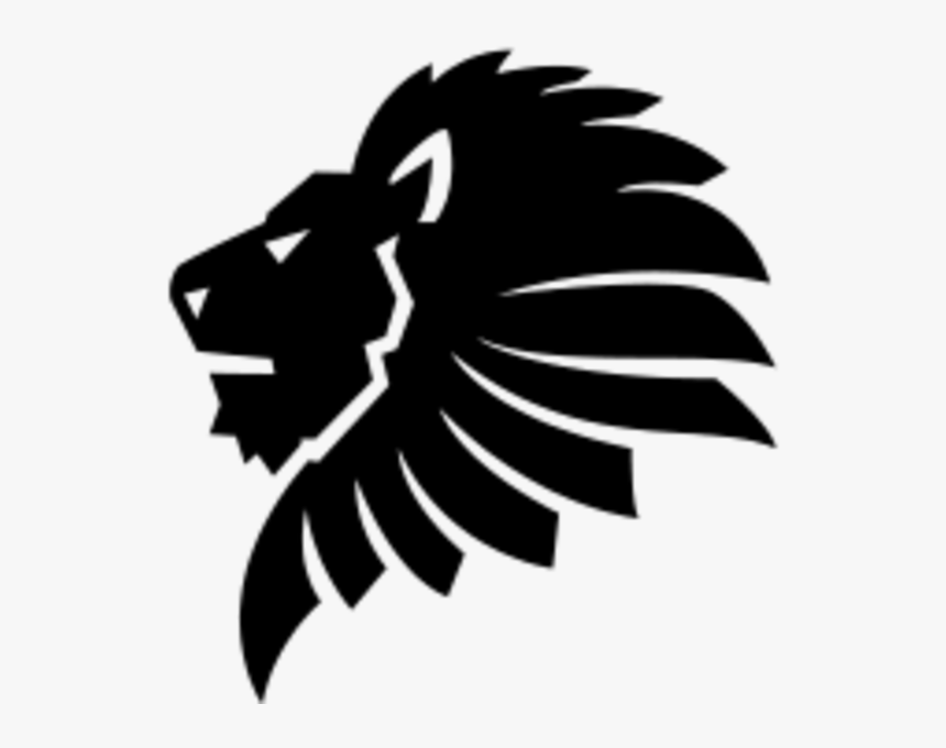 Lion Head Silhouette Clipart - Lion Head Silhouette Png, Transparent Png, Free Download