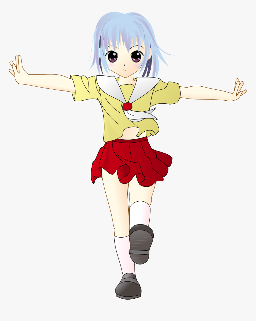 Anime Girl Gif Png, Transparent Png, Free Download