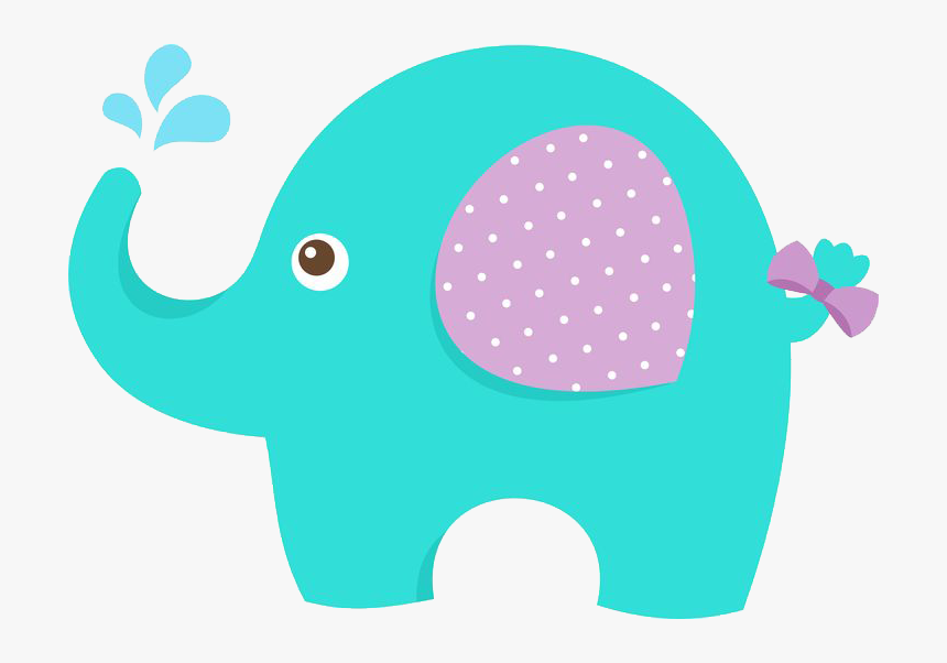 Baby Elephant Png - Baby Elephant Blue Png, Transparent Png, Free Download