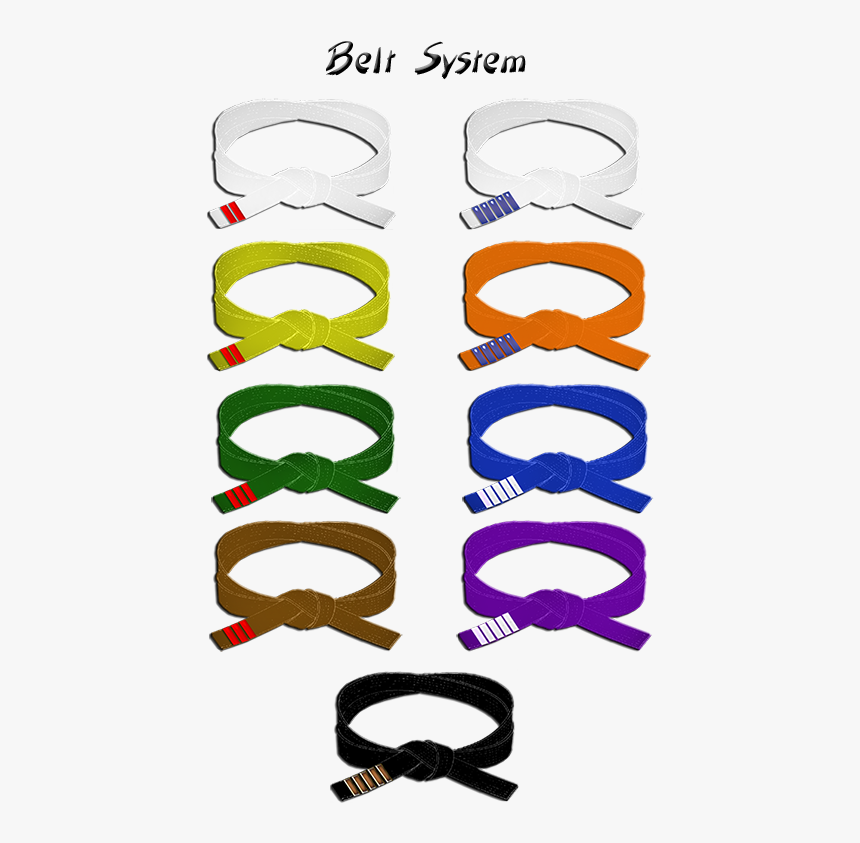 Karate Colour Belt Png, Transparent Png - kindpng