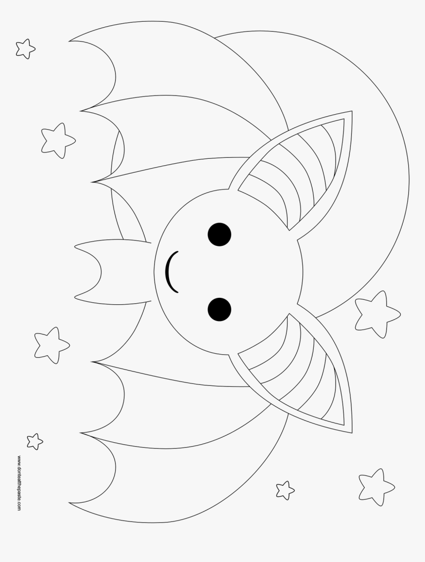 Bats Coloring Pages Transparent, HD Png Download, Free Download