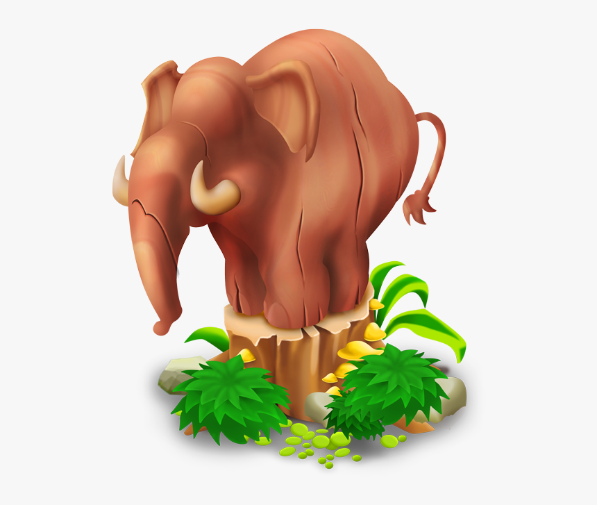 Image Wooden Elephant Png - Indian Elephant, Transparent Png, Free Download