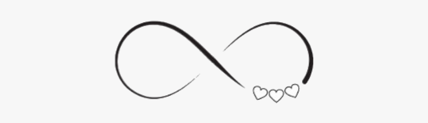 #infinity #infinitylove #love #hearts #heart - Line Art, HD Png Download, Free Download