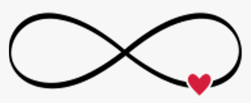 Love Infinite Truelove - Infinity With Heart Png, Transparent Png, Free Download