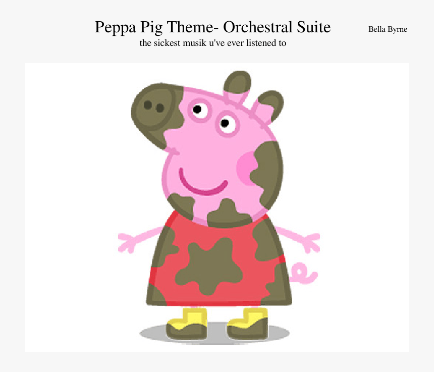 Clipart Peppa Pig Muddy Puddles, HD Png Download, Free Download