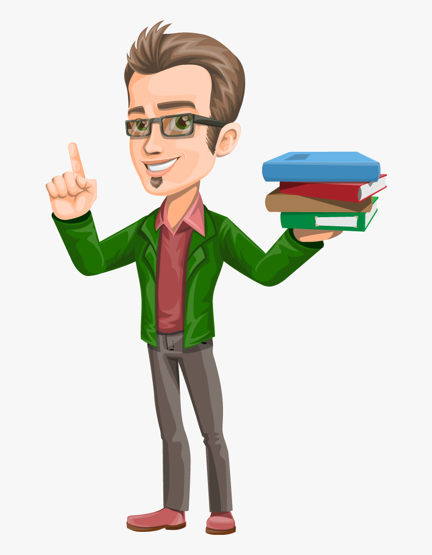 5-books - Vector Man Thumbs Up, HD Png Download, Free Download