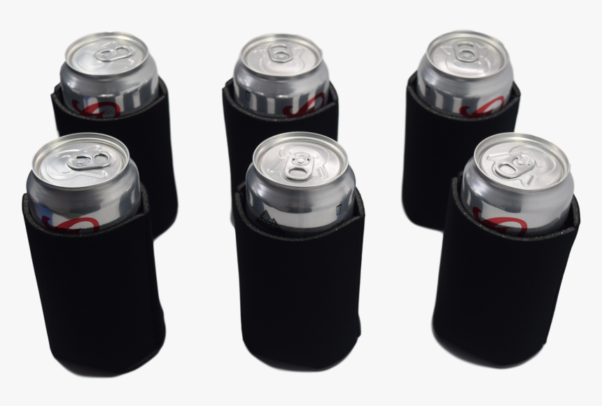 Qualityperfection 4 Black Party Drink Blank Can Coolers - Soft Drink, HD Png Download, Free Download