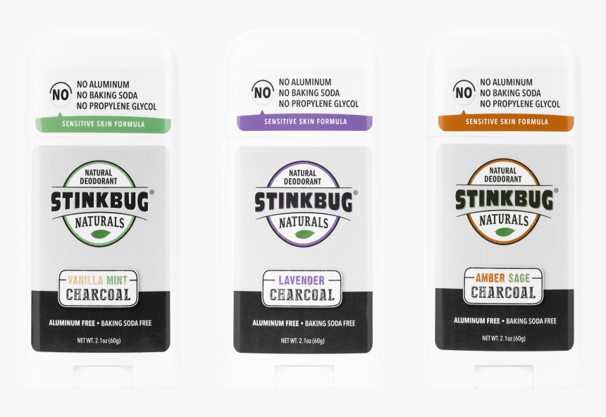 Charcoal Deodorant Variety Pack - Label, HD Png Download, Free Download