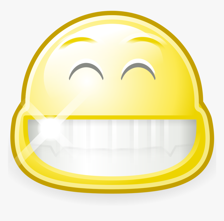File Gnome Face Smile Big Svg Wikimedia Commons - Smile Big, HD Png Download, Free Download