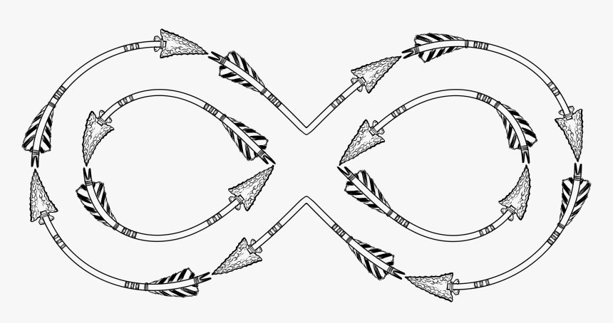 Infinity Transparent Arrow - Infinity Arrows, HD Png Download, Free Download