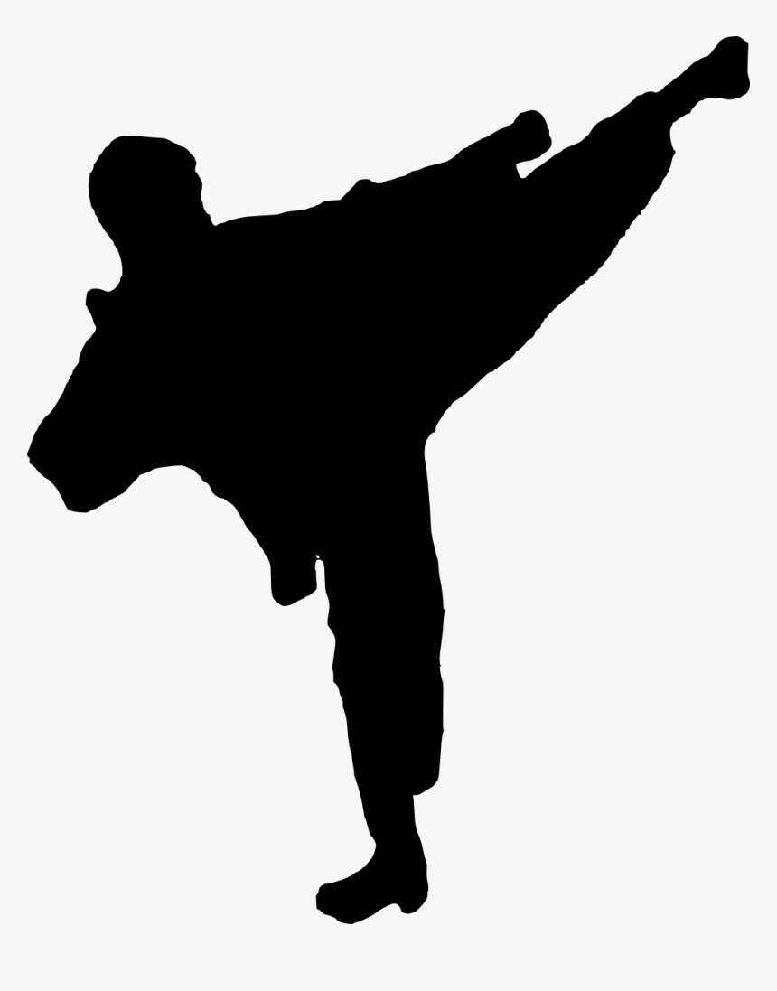 Arts Drawing At Getdrawings - Karate Silhouette Karate Png, Transparent Png, Free Download