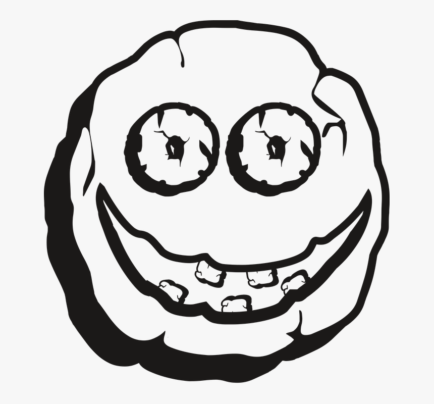 Mug, Face, Teeth, Eyes, A Smile, No Background - Emotki Bez Tła, HD Png Download, Free Download