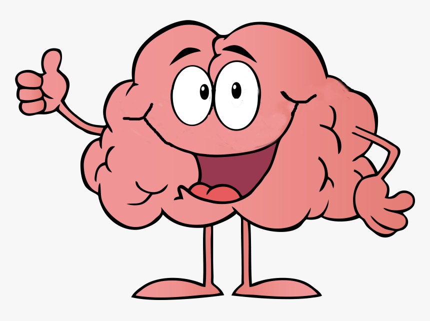 Cartoon Brain Clip Art - Brain Cartoon Png, Transparent Png, Free Download