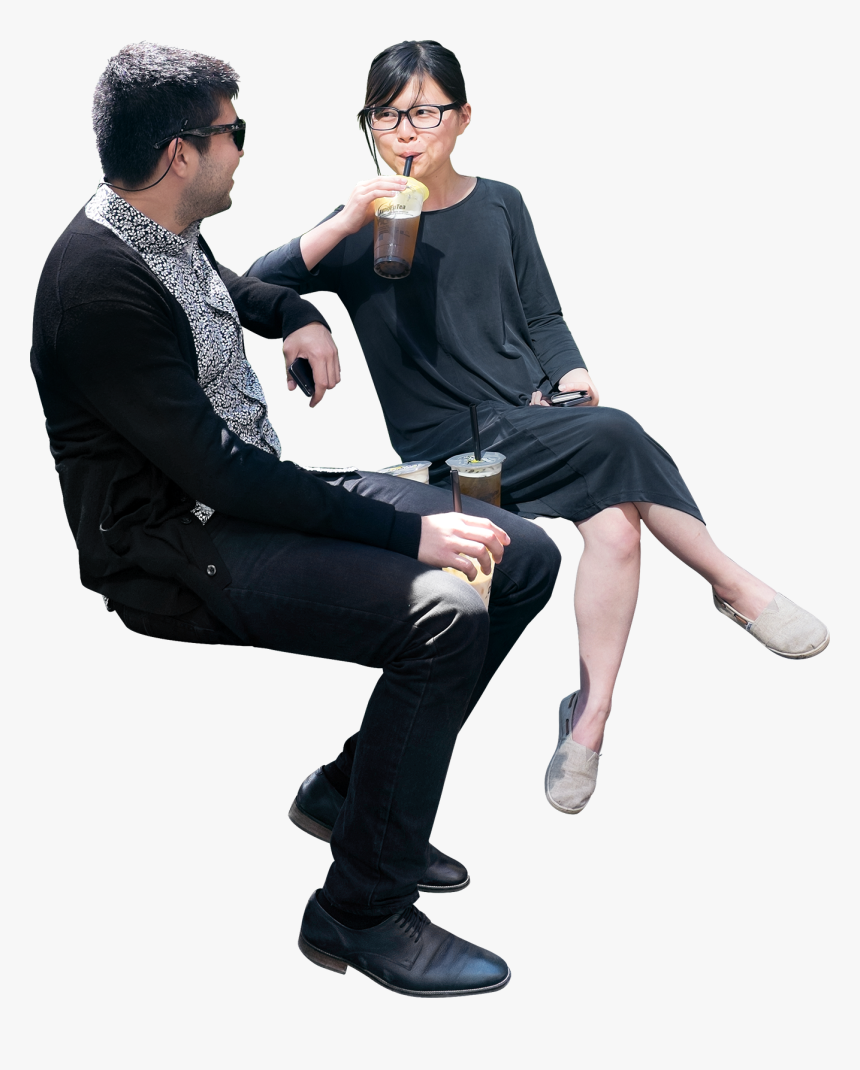 People Sitting Png, Transparent Png, Free Download