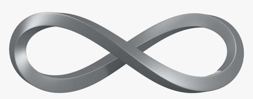 Infinity Symbol Png Photo Background - Silver, Transparent Png, Free Download