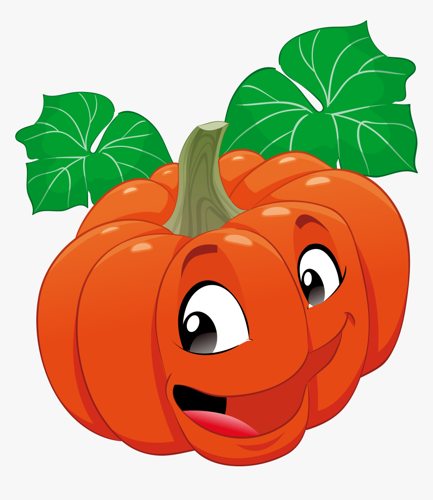 Calabaza Animation Fruits Vegetables - Cartoon Vegetables And Fruits, HD Png Download, Free Download