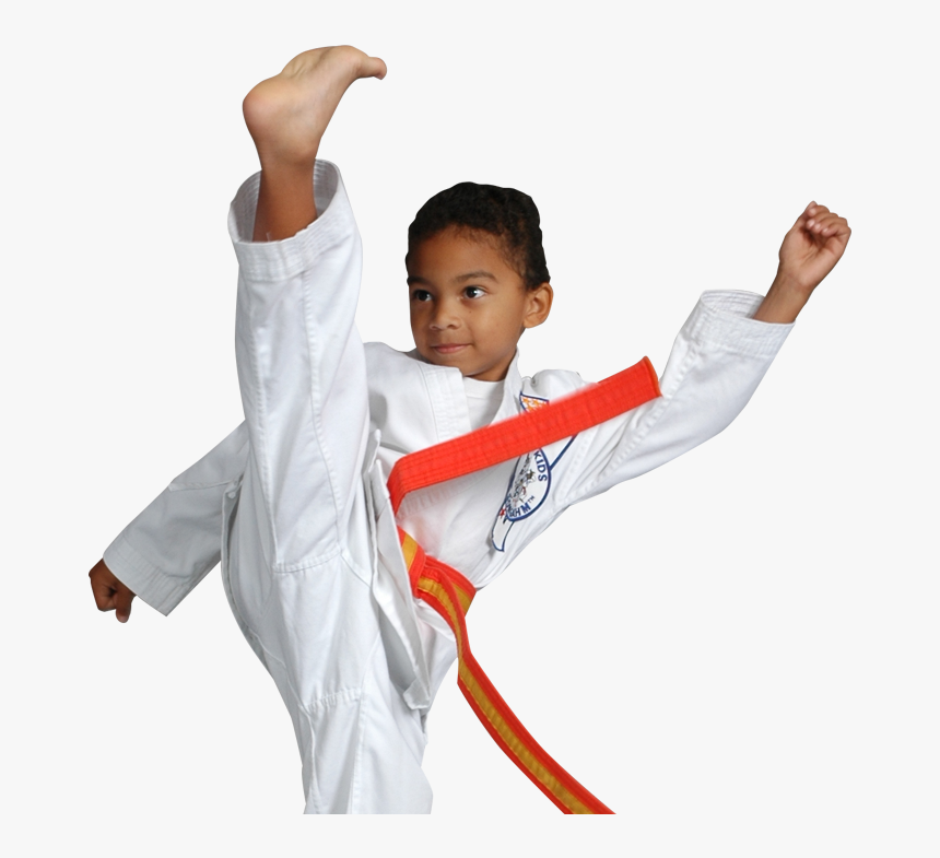 Preschool Boy High Kicking - Ata Martial Arts Kids Kicks, HD Png Download, Free Download