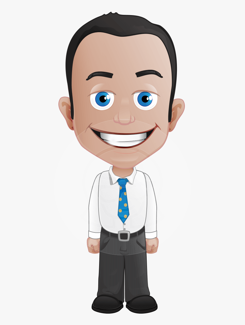 Businessman Clipart Male Character - Animated Man Clip Art, HD Png Download, Free Download