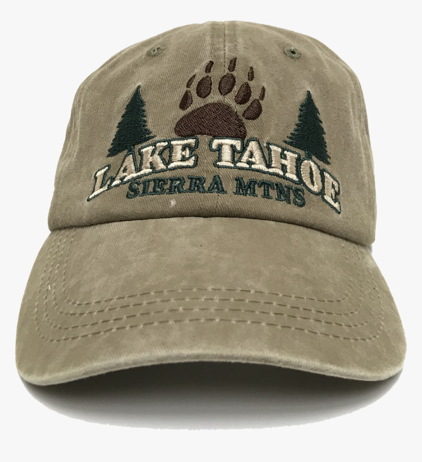 Souvenir Ball Cap Sierra Mountain Bear Claw & Pines - Baseball Cap, HD Png Download, Free Download