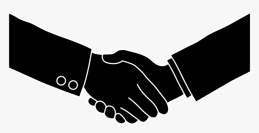 Business Handshake Clipart - Hand Shaking Transparent, HD Png Download, Free Download