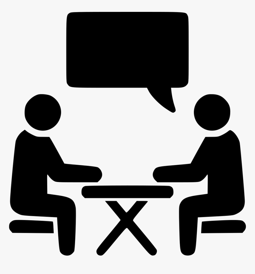 Conversation,clip Art - Icon Face To Face Communication, HD Png Download, Free Download