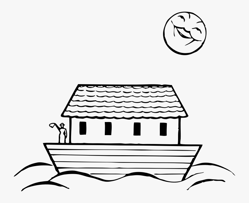 Transparent Noah Png - Noah's Ark Drawing Easy, Png Download, Free Download