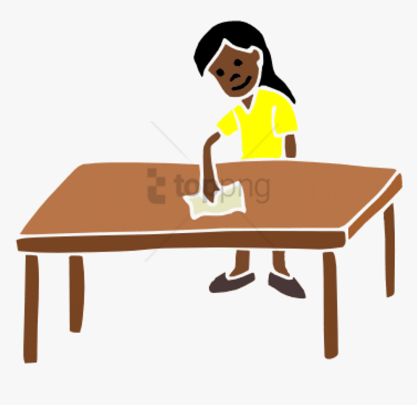 Free Png Download Wiping Tables Png Images Background - Clipart Clear The Table, Transparent Png, Free Download