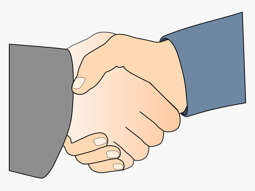 Handshake Shaking Hands Partners Free Picture - People Shaking Hands Clip Art, HD Png Download, Free Download