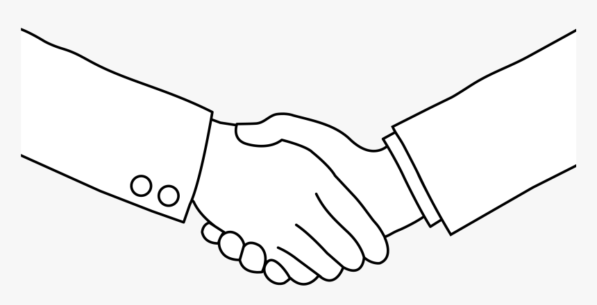 Business Handshake Clipart - No Shaking Hands Clipart, HD Png Download, Free Download