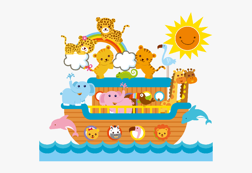 Noah's Ark Animals Cartoon, HD Png Download, Free Download