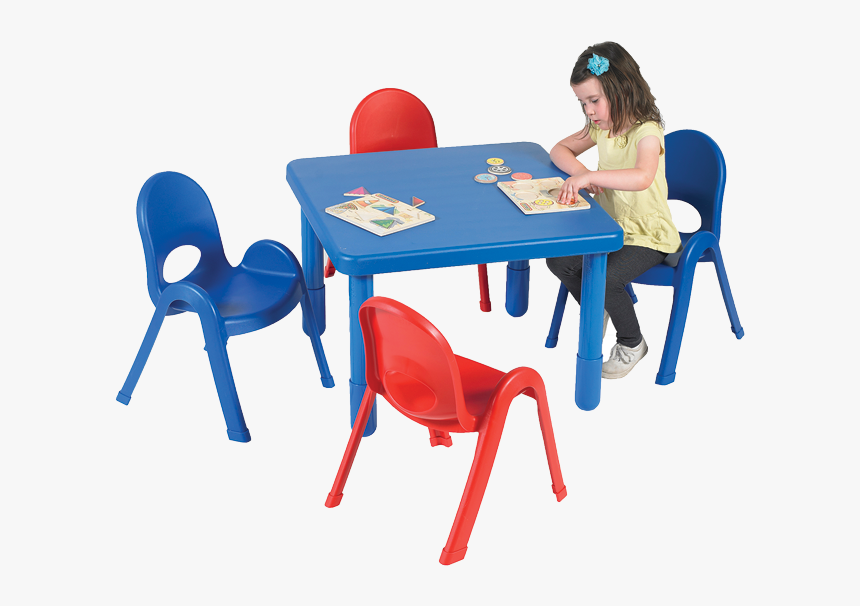 Pre School Table Chair Png, Transparent Png, Free Download