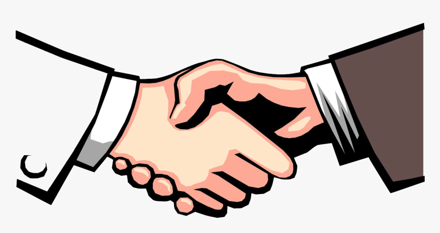 Handshake Clipart New Deal - Shake Hands Vector Png, Transparent Png, Free Download