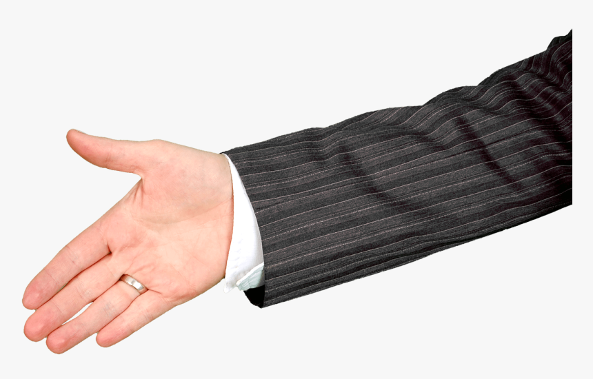 Hand In Suit Png, Transparent Png, Free Download