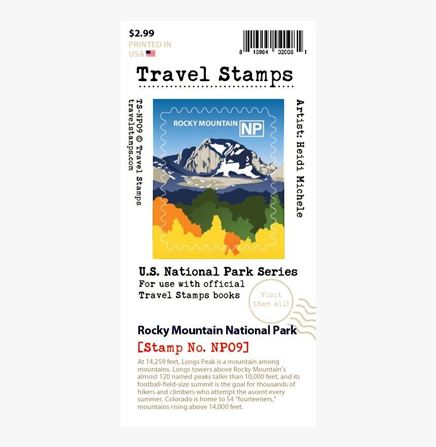 Rocky Mountain National Park Passport Sticker, HD Png Download, Free Download