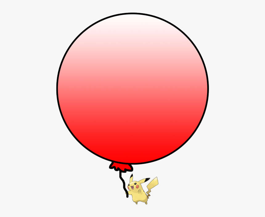 Gas Pikachu Clip Art Transprent Png Free - Pikachu Holding A Balloon, Transparent Png, Free Download