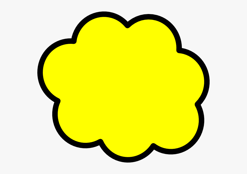 Bubble Clipart Exclamation - Yellow Speech Bubble Transparent, HD Png Download, Free Download