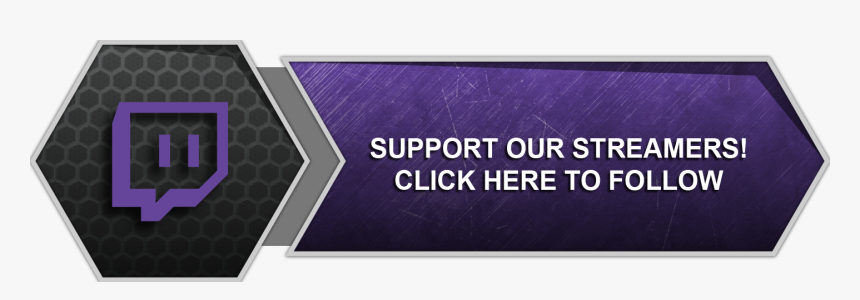 Twitch Follow Us - Transparent Twitch Follow, HD Png Download, Free Download