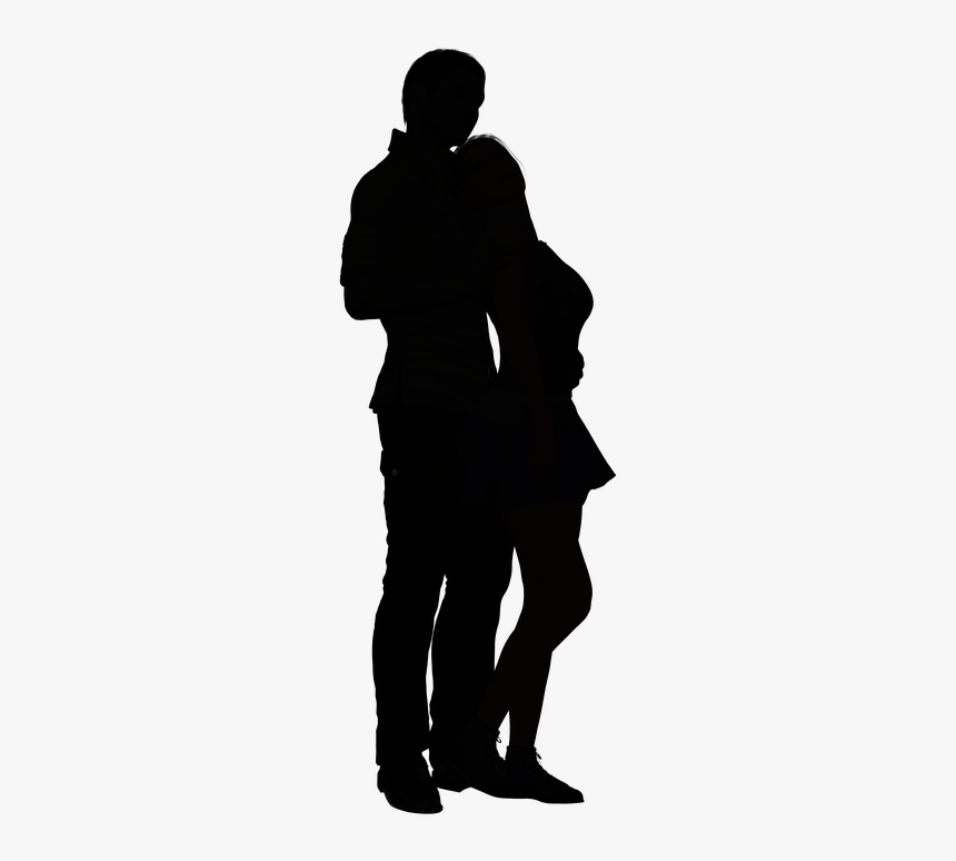 Silhouette Couple Sex Png, Transparent Png, Free Download