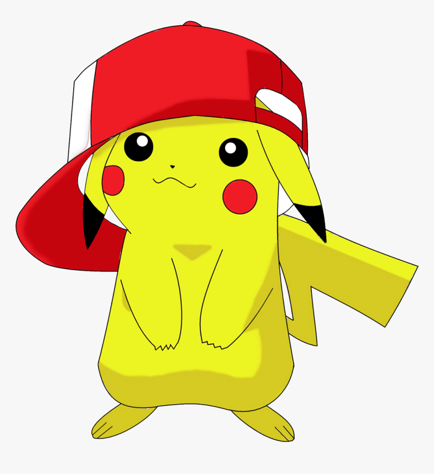 Dab Transparent Pikachu - Pikachu With Red Hat, HD Png Download, Free Download