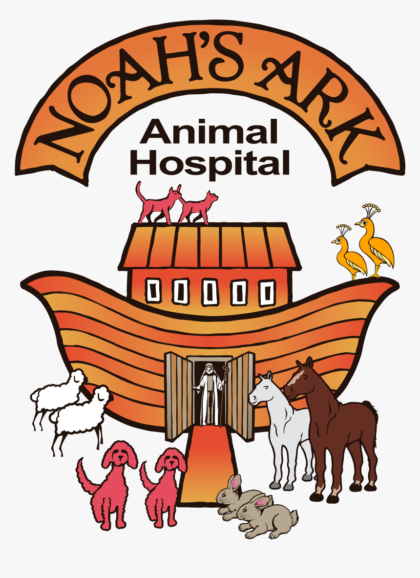 Noah"s Ark Animal Hospital - Noah's Ark Clip Art Dog And Cat, HD Png Download, Free Download