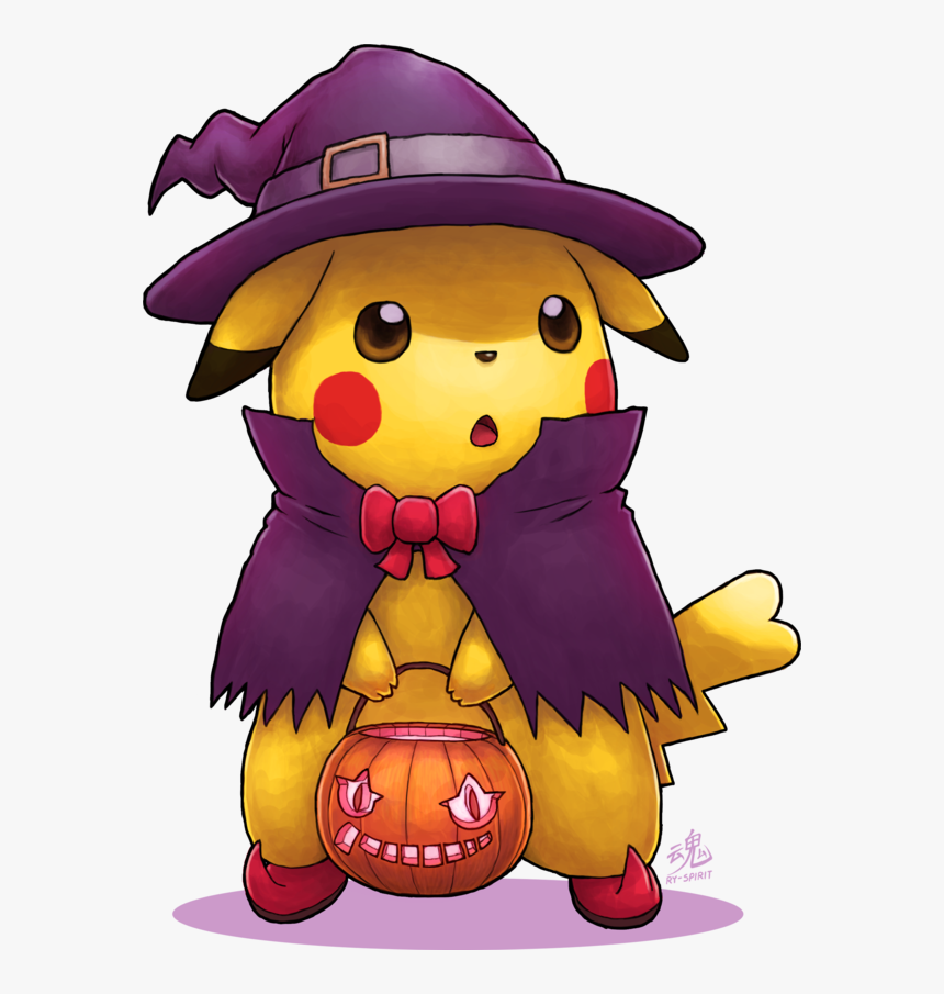 Spirit Pokémon Go Pikachu Cartoon Vertebrate Purple - Halloween Pikachu, HD Png Download, Free Download