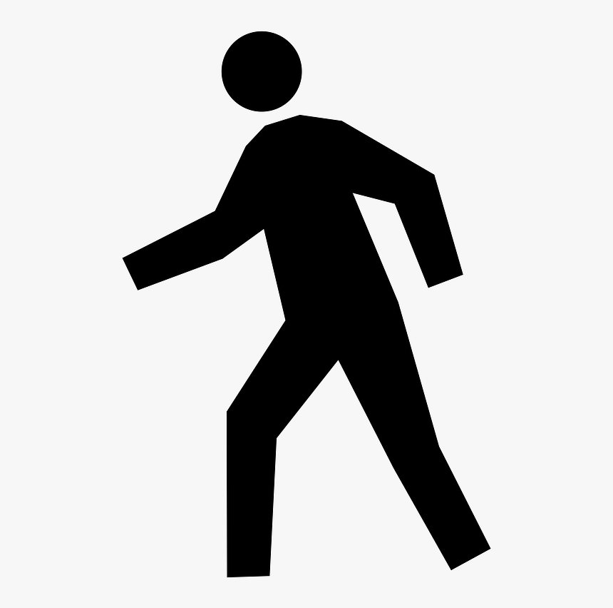 Pedestrian Crossing Symbol, HD Png Download, Free Download