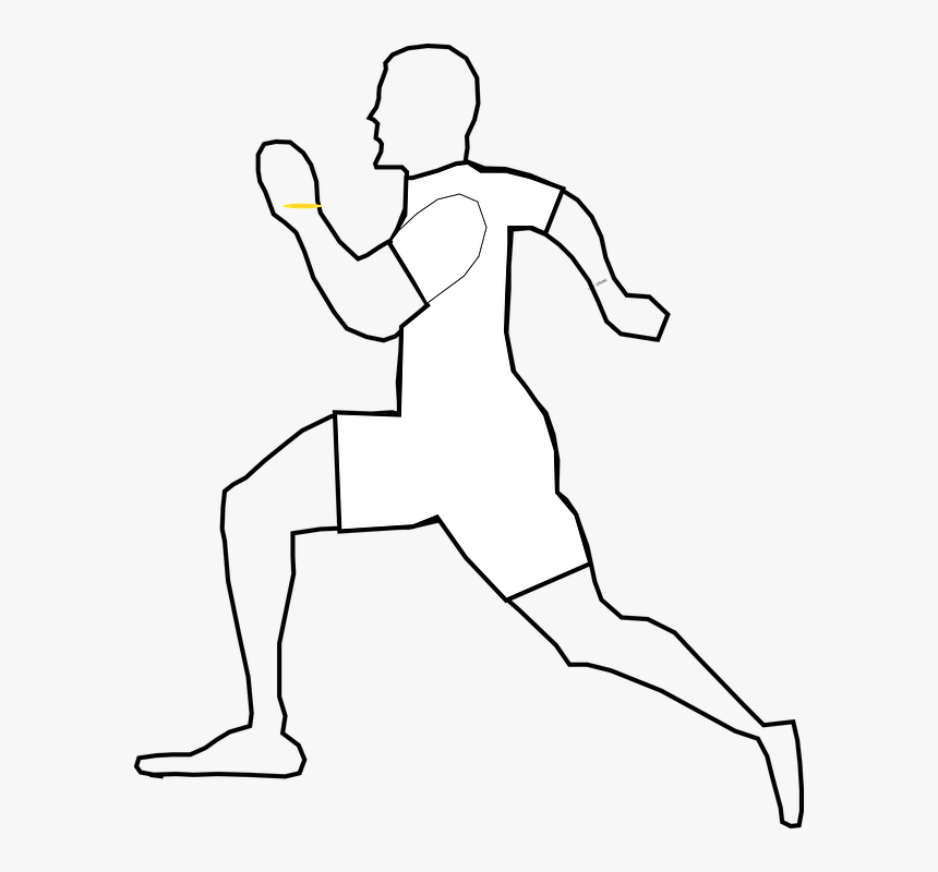 Running Black And White, HD Png Download, Free Download