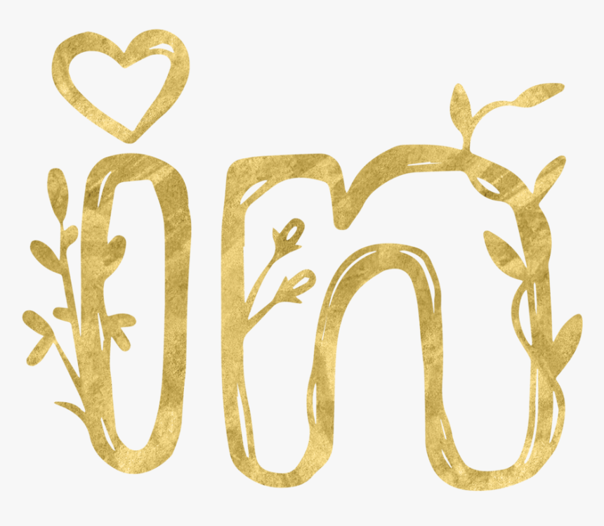 Hand Drawn Social Media Gold - Calligraphy, HD Png Download, Free Download