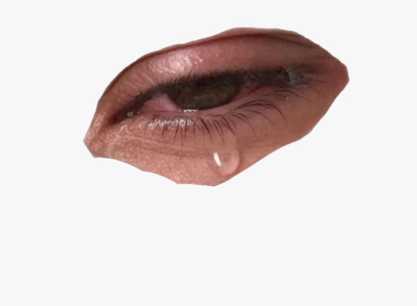 Sadaesthetic Aesthetic Crying Eyes Sad Freetoedit - Eye Cut Out Png, Transparent Png, Free Download