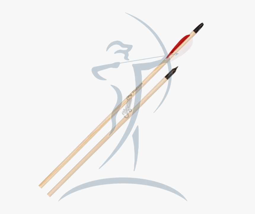 Big Tradition Wooden Arrow Junior - Longbow, HD Png Download, Free Download