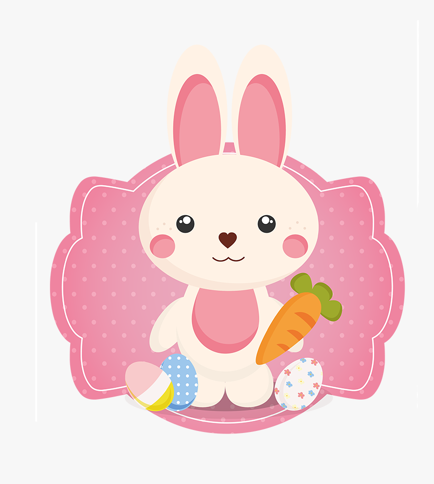 Transparent Rabbits Clipart - Etiquetas De Conejito, HD Png Download, Free Download