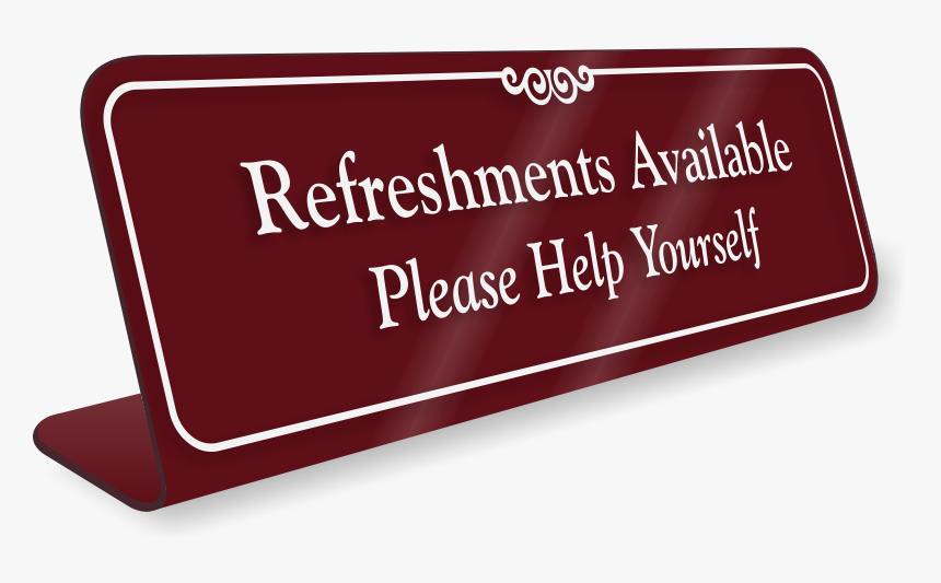 Help Yourself With Refreshments, HD Png Download, Free Download