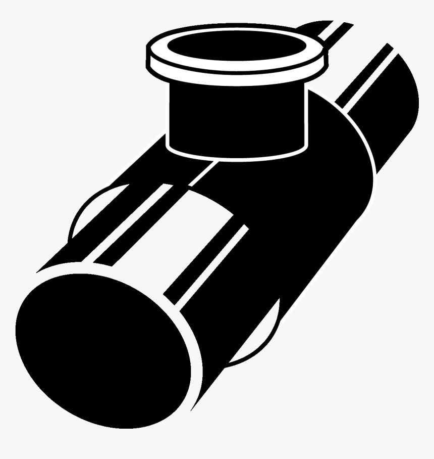 Pipeline Tapping Icon - Pipeline Picture Black And White, HD Png Download, Free Download